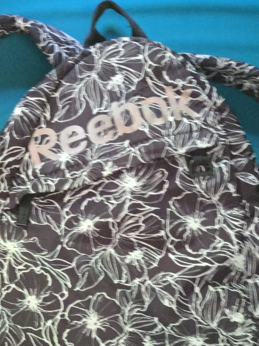 Reebok Kids' Black Floral Backpack